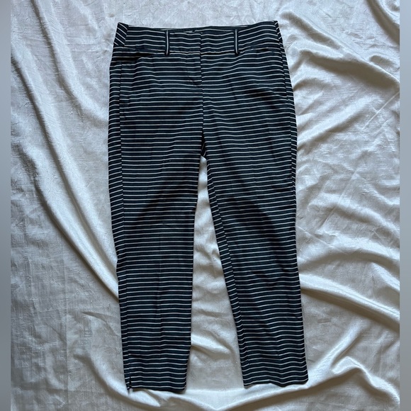 LOFT The Riviera Navy and Cream Striped Pants - Picture 8 of 8